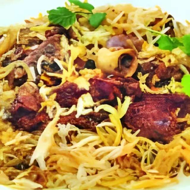 55. Goat Biryani.