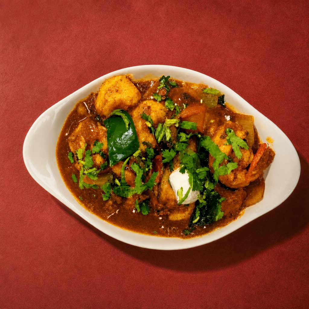 44. King Prawn Karahi.