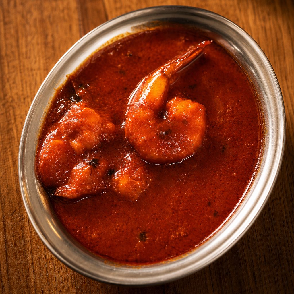 42. Tandoori King Prawn Masala.